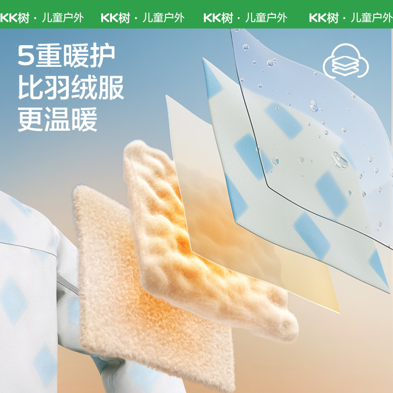 KK树儿童滑雪服保暖男女童分体滑雪套装三防初学者防摔25新款冬季,淘宝优惠券,粉丝福利购,淘宝优惠卷