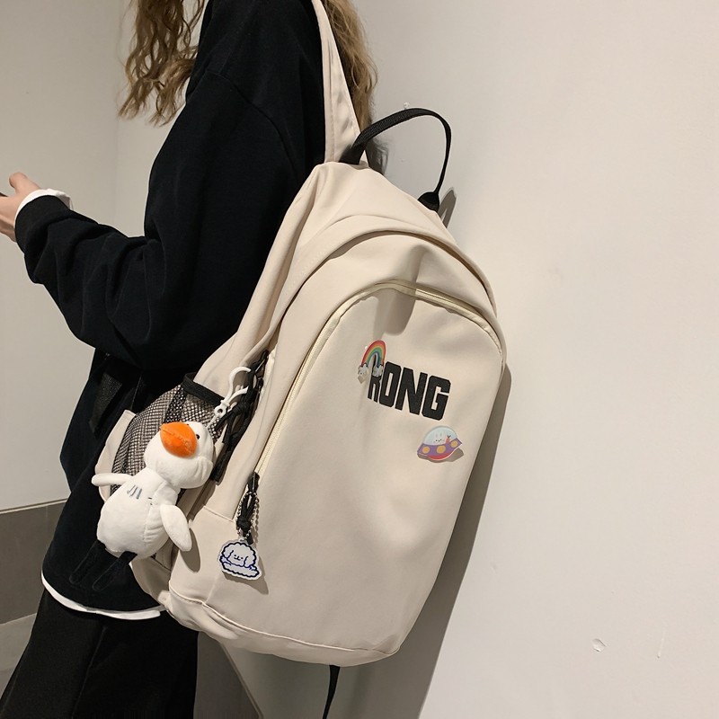 2020年新款女韩版潮中学生风双肩包 宝诗卓双肩背包