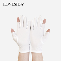 Wedding dress Dress Gallery Gloves Gown special two-finger white wedding dress Consumable White Gloves Men And Women Elastic Hand Fingertips