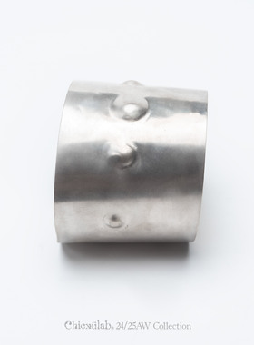 奇虚乐Chicxūlab 柔甲Soft-shell 纯手工素银【超薄】手镯