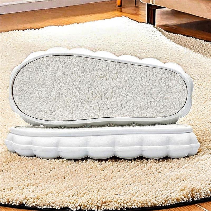 云朵鞋底羊羔绒勾鞋毛线鞋底鞋底勾条线鞋底孺子牛同款拖鞋底 - 图0