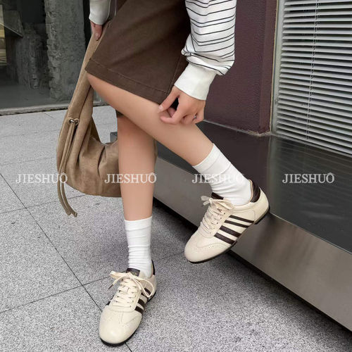 【专柜买手珠珠】街说时尚早秋德训鞋2cm女鞋XM3206 - 图2