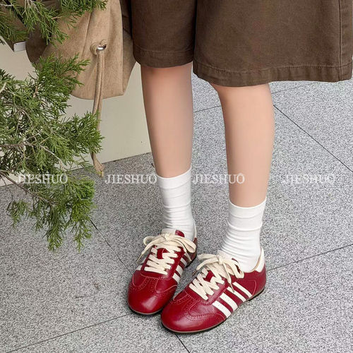 【专柜买手珠珠】街说时尚早秋德训鞋2cm女鞋XM3206 - 图3