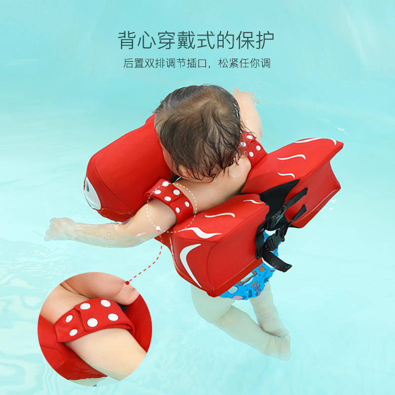 婴儿游泳圈免充气幼儿腋下圈儿童防侧翻0-4岁趴圈宝宝洗澡坐圈多图4