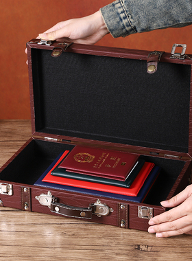 多色手提箱高级感礼品包装盒皮箱