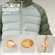 Mini Balabala lightweight rib down jacket for boys and girls winter warm parent-child down jacket