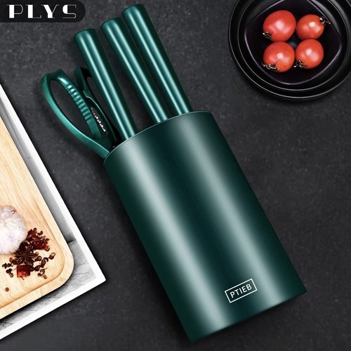 刀具收纳架厨房刀架台面款不锈钢刀架置物架家用多功能放菜刀刀座 - 图1