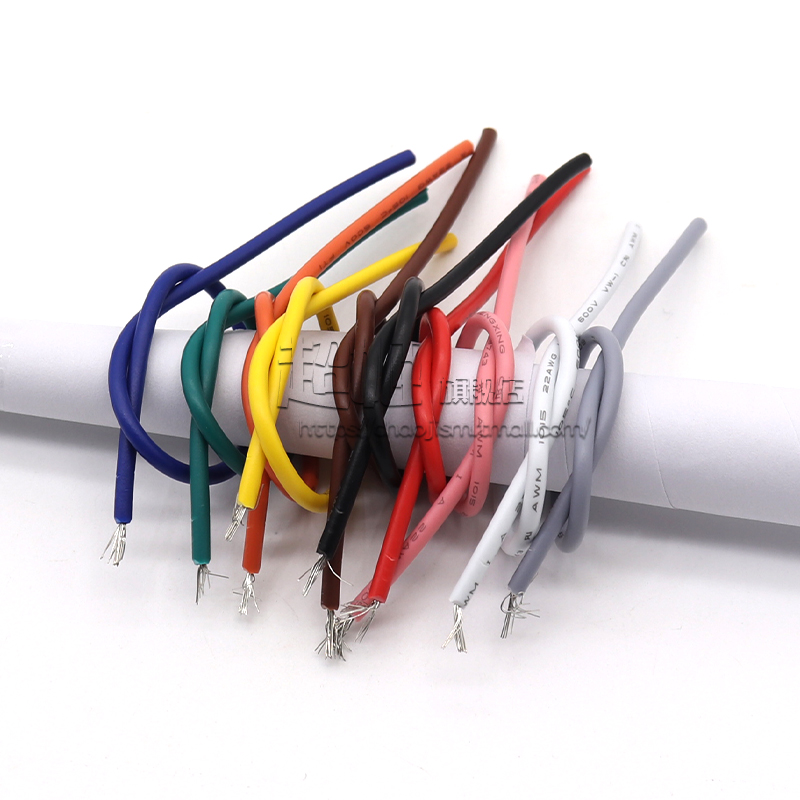 UL1007电子线16/18/20/22/24/26/28/30AWG美标线PVC镀锡铜端子线 - 图1