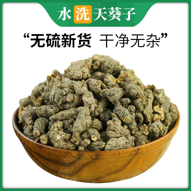 天葵子中药材250g克天葵草水洗天葵子千年老鼠屎非野生紫背天葵子 - 图2