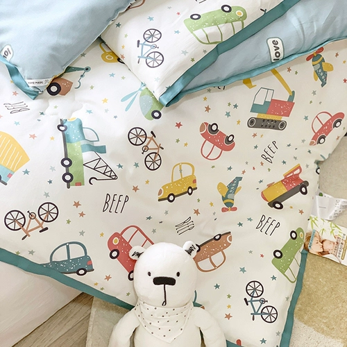 A类60支纯棉儿童被子春秋冬被大豆纤维幼儿园宝宝空调被夏凉被薄