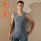 Winter thermal vest men's thickened plus fleece plus size