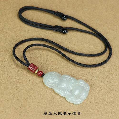 紫金朱砂吊坠挂绳挂脖首饰绳男女款项链绳黄金玉器翡翠南红挂件绳 - 图2