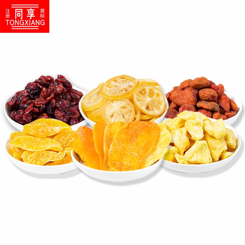 果干组合柠檬片黄桃干蔓越莓芒果干 爱恋依食品芒果干