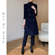 New style professional woolen coat women's winter front desk work clothes