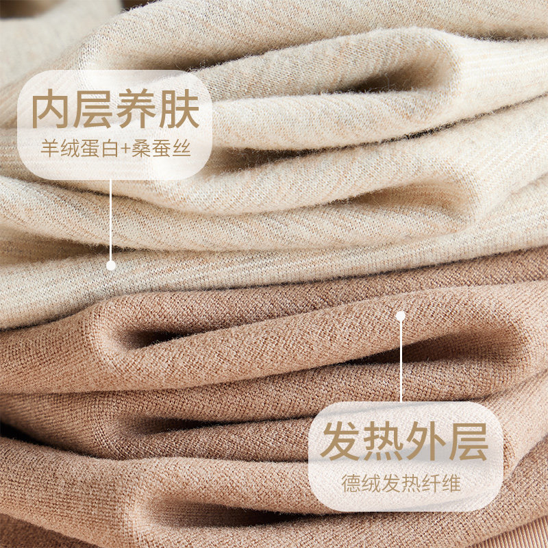 蚕丝保暖德绒短袖T恤男磨毛加绒加厚发热内衣打底衫半袖秋冬季,淘宝优惠券,粉丝福利购,淘宝优惠卷