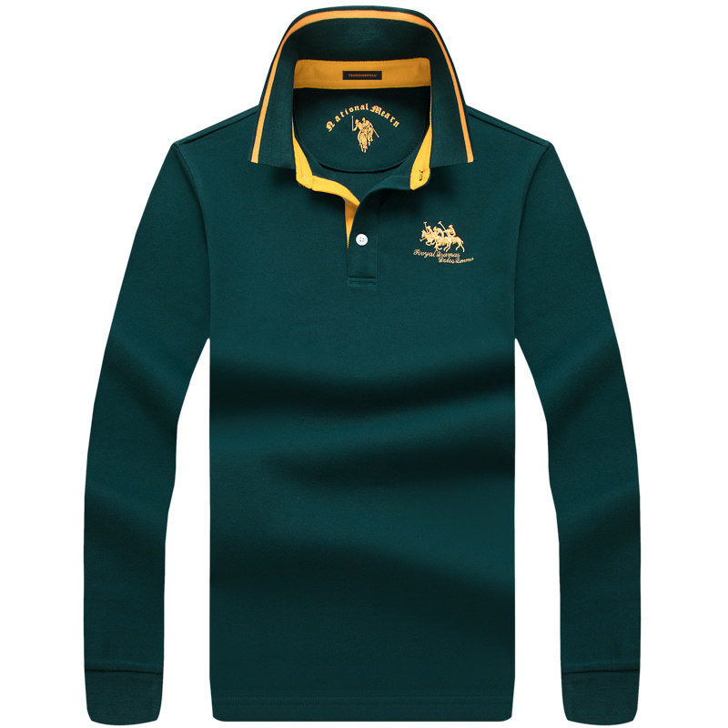 2020秋季长袖男纯棉体恤翻领polo衫 乔蒂尼保罗T恤