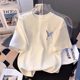 Pure cotton short-sleeved t-shirt women's white casual versatile top