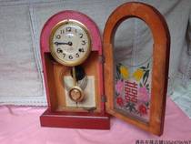 (Yaolan Cabinet) Public Private Joint Venture with Note Paper Calligraphy Card Old bell Machinery Upper String hanging alarm clock Table 2 hands