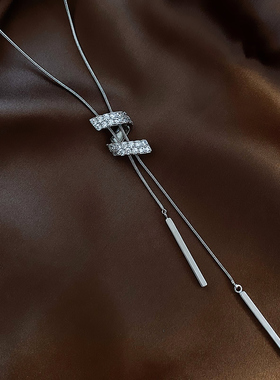 精致秋冬毛衣链女轻奢高级感