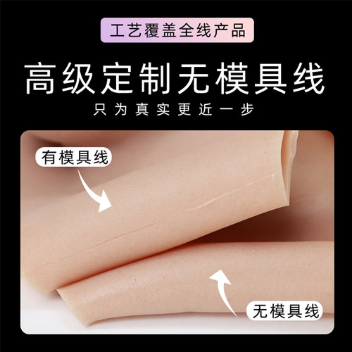 ROANYER/媛野B杯圆领义乳男用假胸假乳变装女装大佬硅胶假奶 - 图2