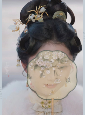 红妆匣子珍珠流苏发簪许兰香同款