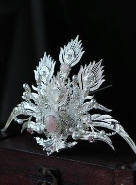 红妆匣子仙侠发冠流苏发簪后压