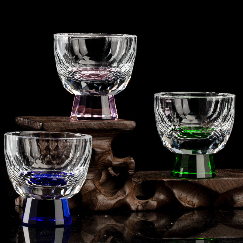 中式一两耐热白酒杯礼盒套装水晶玻璃加厚品鉴杯50ml烈酒杯送礼,淘宝优惠券,粉丝福利购,淘宝优惠卷