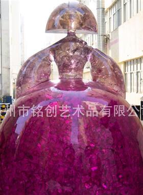 轻奢艺术装饰品玄关摆件铂晶创意树脂装饰摆件现代客厅酒店摆件