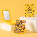 B.Duck, расческа, складной креативный мультяшный маленький портативный комплект, популярно в интернете
