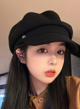 2026新款复古文艺八角帽子女春秋