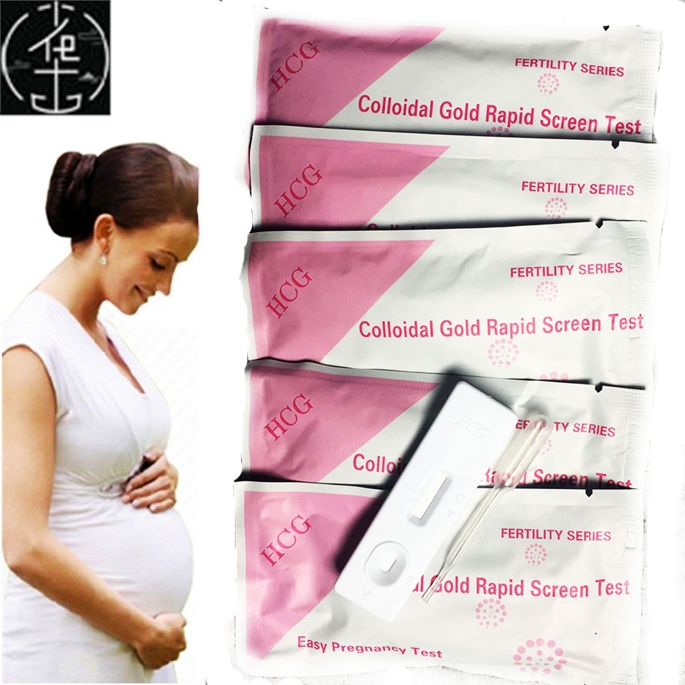 5pcs Early Pregnancy Test Strips 99% Accuracy HCG Testing - 图0