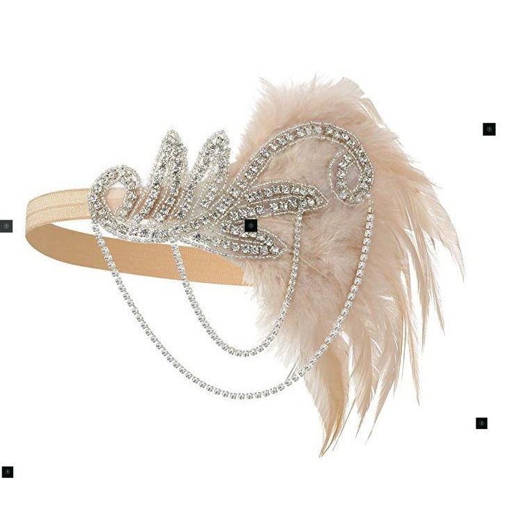 1920s Great Gatsby Party Flapper Costume Accessories Set-图0