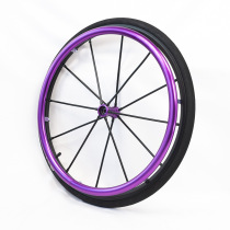 Wheelchair large wheel set plus coarse push ring universal 24 inch sports wheelchair internal and external tire assembly 24X1 positive new tire