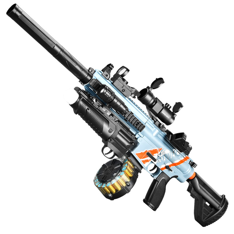 m416电动连发抛壳软弹枪儿童玩具枪 星珀电动玩具枪