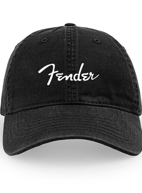 流行音乐Fender芬德电吉他四块二芬达帽子棒球帽男女鸭舌帽定制