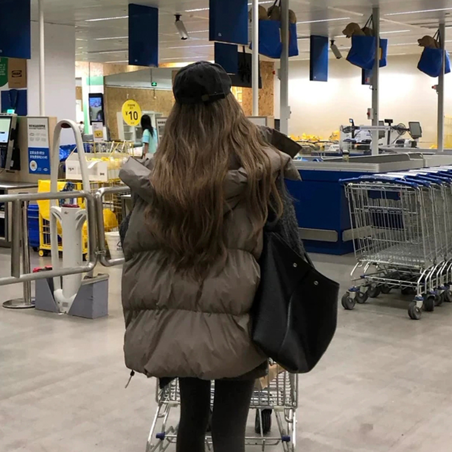 连帽羽绒马甲女外穿2025秋冬新款韩系复古宽松保暖坎肩棉服外套,淘宝优惠券,粉丝福利购,淘宝优惠卷