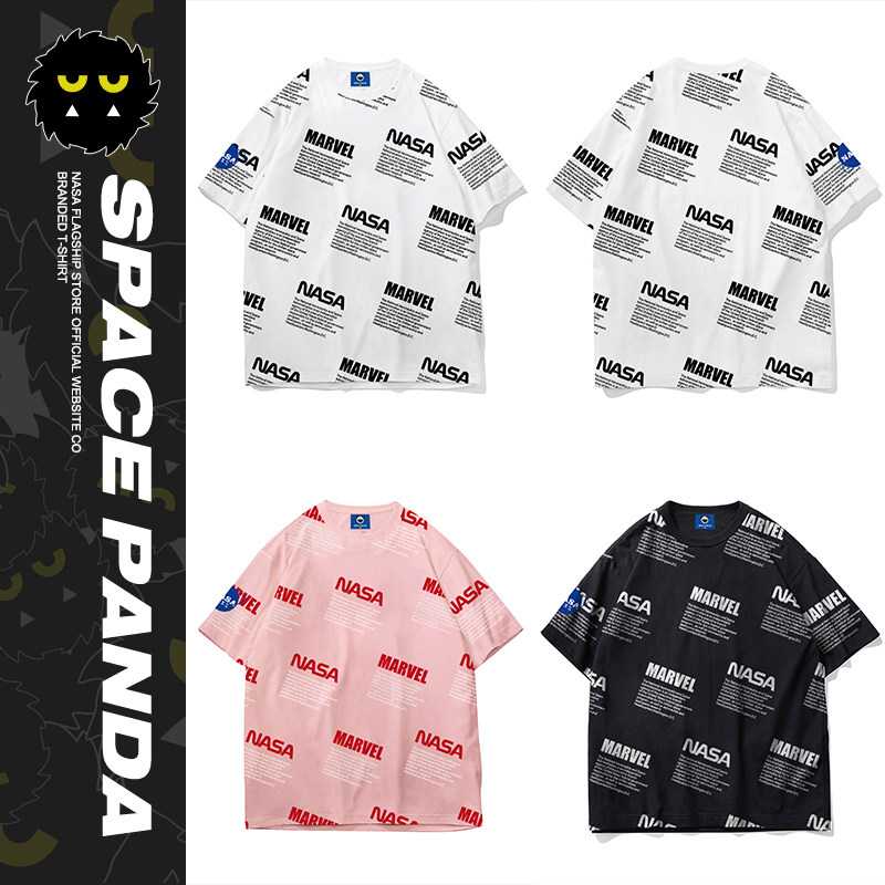 太空熊猫联名nasa小恶魔夏季t恤 太空熊猫T恤