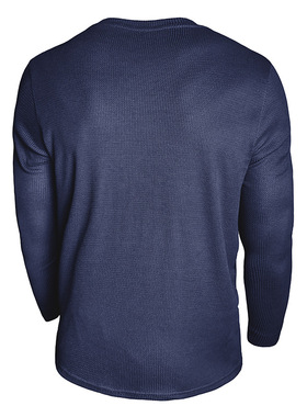 2026秋季新款男士长袖圆领t恤大码华夫格打底衫上衣Men's T-Shirt