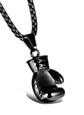 朋克钛钢拳头吊坠实心情侣锁骨装饰品霸气潮不锈钢项链节日礼物