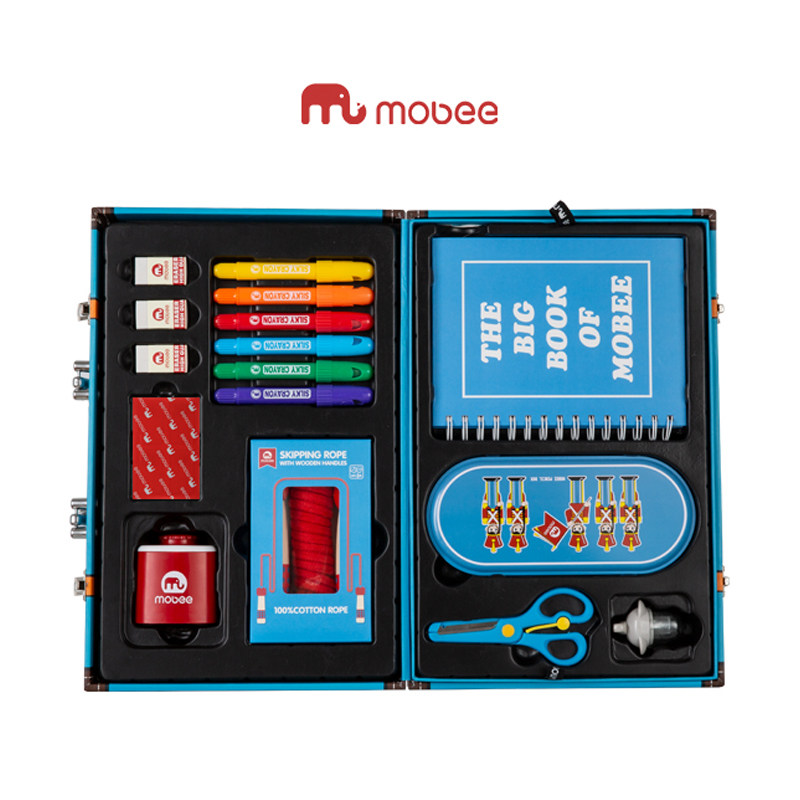 mobee小象学习用品作业工具彩绘笔 mobee文具礼盒/绘画套装