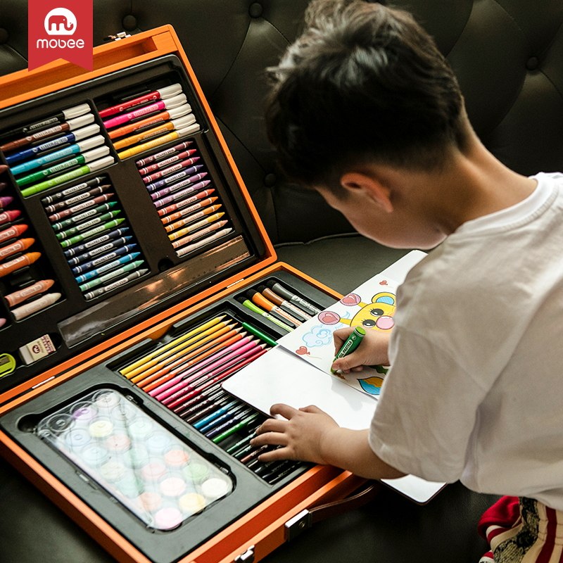 mobee画画工具套装全套素描画笔 mobee文具礼盒/绘画套装