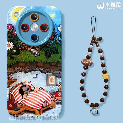 适用oppofindx9手机壳女款findx8spro保护套硅胶x7ultra全包防摔x6por新款x5创意oppo卡通鼹鼠x8ULTRA软x7pro - 图3