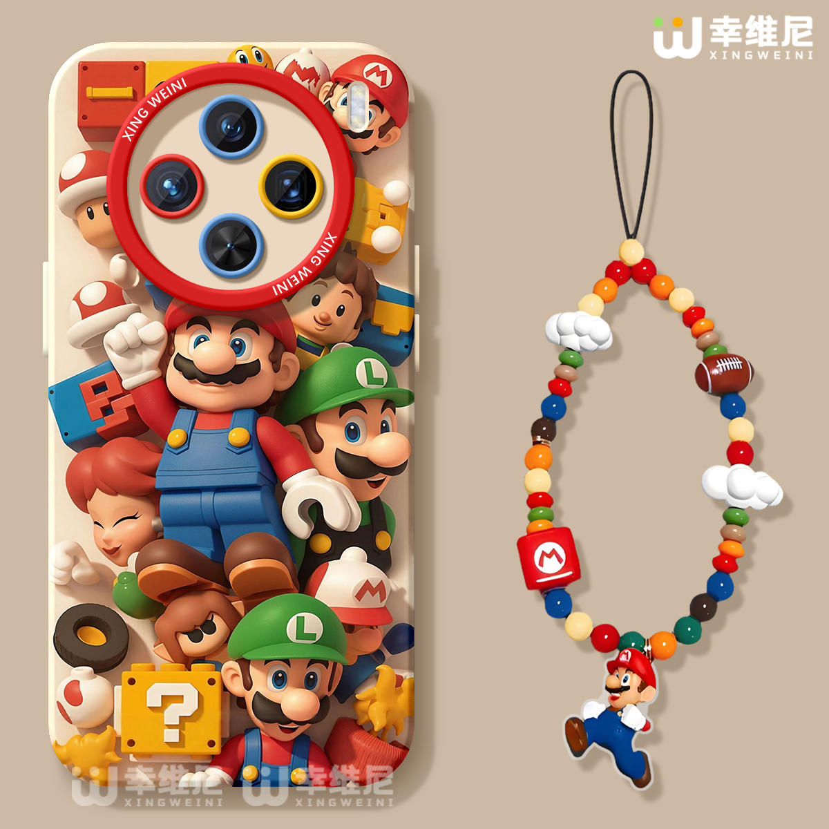 适用vivox300手机壳女款x200s保护套x100pro硅胶x80全包防摔x90pro+新款男x200promini马里奥pro+软x60外x90s - 图0