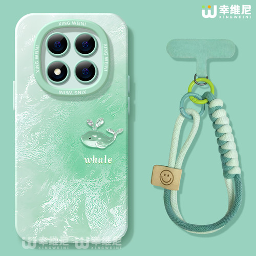 适用红米note15pro手机壳女款note14保护套小米note13硅胶Turbo4防摔112pro全包note10软11个性鲸鱼12turbo外 - 图2