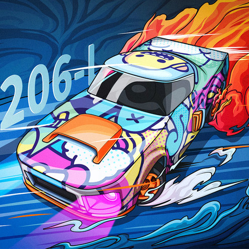 野蛮娃娃遥控车rc全比例漂移高速充电风格化玩具模型潮玩男孩礼物 - 图3