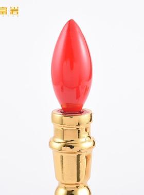 电烛台电蜡烛插电佛供灯家用供奉用品烛台灯财神配件长明灯电烛灯