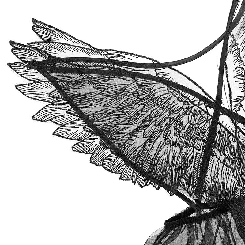 透明内衣女美背复古短处男之翼睡衣 贞妃斯睡裙