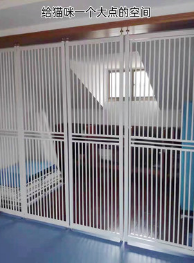 免打孔宠物围栏猫狗栅栏隔断门栏家用室内隔离栏异型客厅可定制