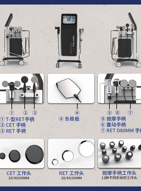 冲击波理疗机点阵发散气压弹道骨科仪器疼痛疗枪深层筋膜松解仪器