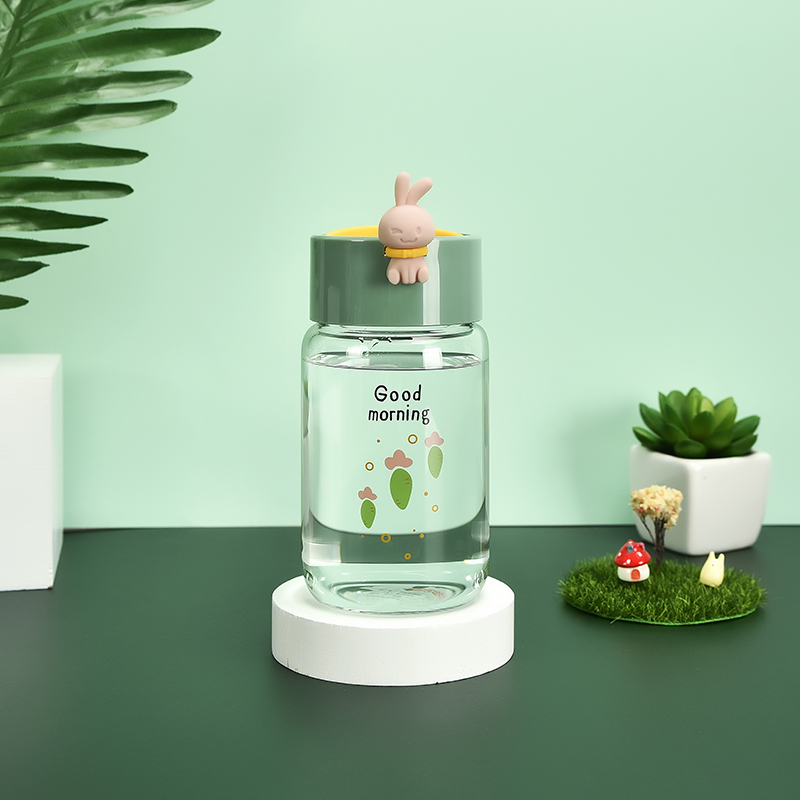 玻璃水杯女生便携可爱胖胖杯牛奶豆浆小杯子耐高温高颜值2025新款 - 图1